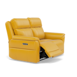 Juno 2 Seater Recliner Sofa - 2 Seater Power Recliner Sofa with USB Cat 60 - Power Recliner with USB — Cat-60/10 Montana Sunburst, gallery image 1