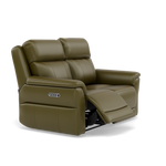 Juno 2 Seater Recliner Sofa - 2 Seater Power Recliner Sofa with USB Cat 60 - Power Recliner with USB — Cat-60/16 Montana Oregano, gallery image 1