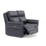 Juno 2 Seater Recliner Sofa - 2 Seater Power Recliner Sofa with USB Cat 60 - Power Recliner with USB — Cat-60/18 Montana Lavender Grey, gallery image 1