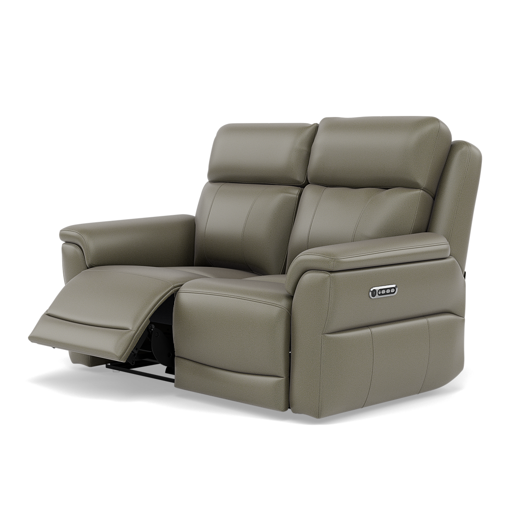 Juno 2 Seater Recliner Sofa - 2 Seater Power Recliner Sofa with USB Cat 60 - Power Recliner with USB — Cat-60/20 Montana Pewter, gallery image 3