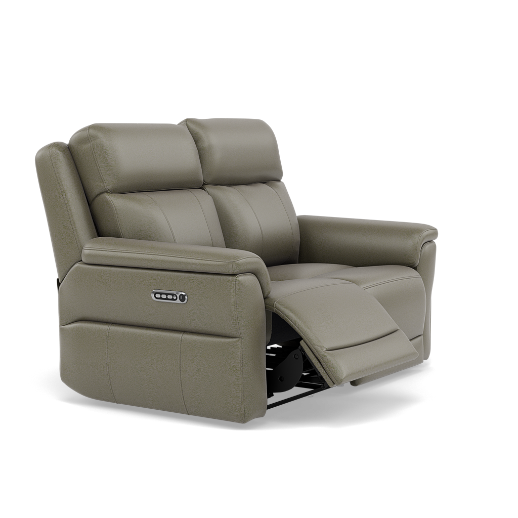 Juno 2 Seater Recliner Sofa - 2 Seater Power Recliner Sofa with USB Cat 60 - Power Recliner with USB — Cat-60/20 Montana Pewter, gallery image 1
