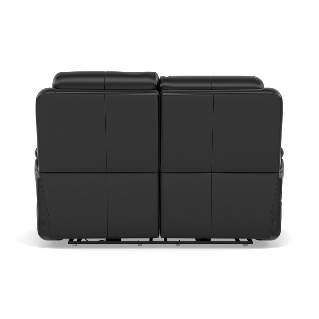 Juno 2 Seater Recliner Sofa - 2 Seater Power Recliner Sofa with USB Cat 60 - Power Recliner with USB — Cat-60/22 Montana Jet Black, gallery image 2