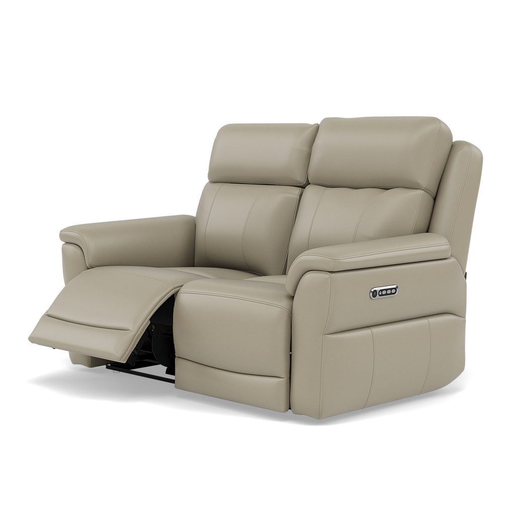 Juno 2 Seater Recliner Sofa - 2 Seater Power Recliner Sofa with USB Cat 60 - Power Recliner with USB — Cat-60/23 Montana Lead Grey, gallery image 3
