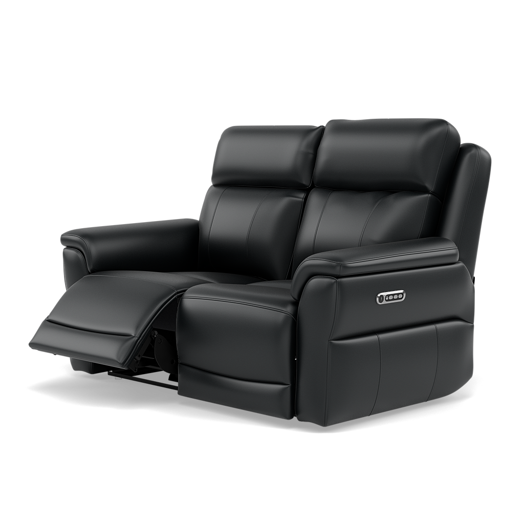 Juno 2 Seater Recliner Sofa - 2 Seater Power Recliner Sofa with USB Cat 60 - Power Recliner with USB — Cat-60/25 Montana Charcoal, gallery image 3