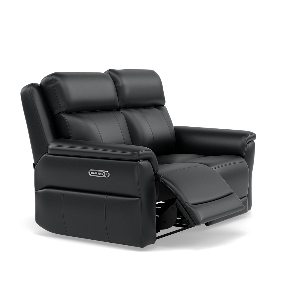 Juno 2 Seater Recliner Sofa - 2 Seater Power Recliner Sofa with USB Cat 60 - Power Recliner with USB — Cat-60/25 Montana Charcoal, gallery image 1