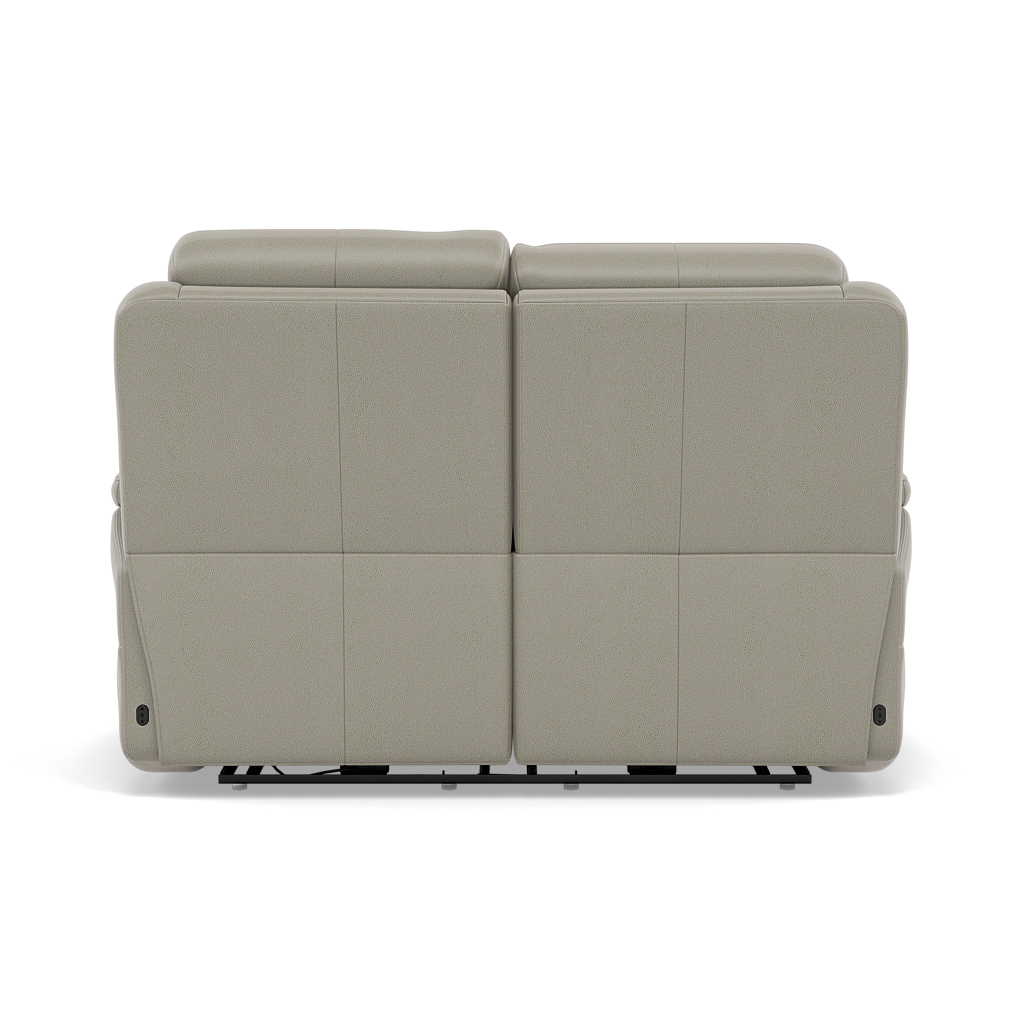 Juno 2 Seater Recliner Sofa - 2 Seater Power Recliner Sofa with USB Cat 60 - Power Recliner with USB — Cat-60/28 Montana New Grey, gallery image 2