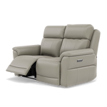 Juno 2 Seater Recliner Sofa - 2 Seater Power Recliner Sofa with USB Cat 60 - Power Recliner with USB — Cat-60/28 Montana New Grey, gallery image 3