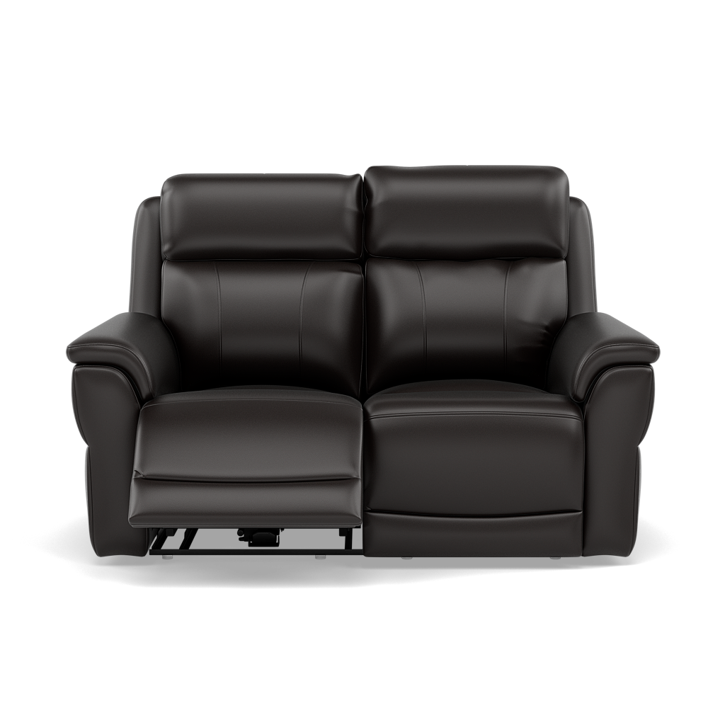 Juno 2 Seater Recliner Sofa - 2 Seater Power Recliner Sofa with USB Cat 60 - Power Recliner with USB 2 Seater Sofas Sterling Home 9 Cat-60/09 Montana Black Coffee