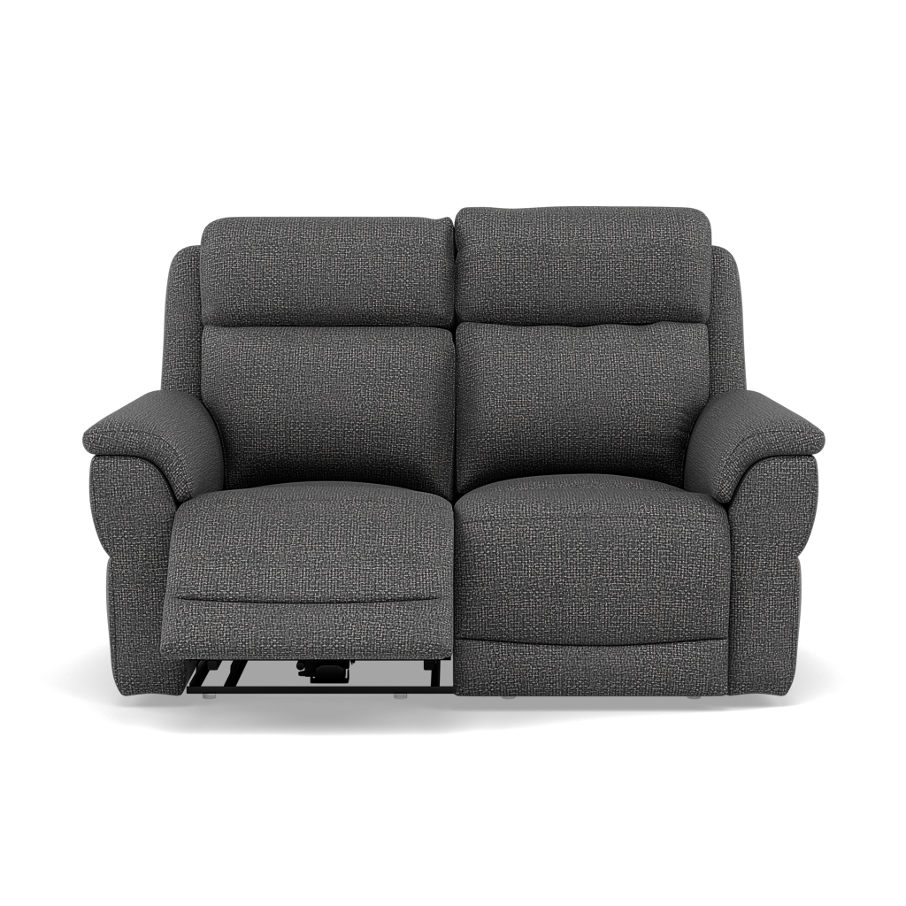 Juno 2 Seater Recliner Sofa - 2 Seater Power Recliner Sofa with USB F8 - Power Recliner with USB 2 Seater Sofas Sterling Home 10 Hopsack Charcoal 70006