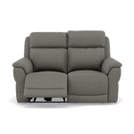 Juno 2 Seater Recliner Sofa - 2 Seater Power Recliner Sofa with USB F8 - Power Recliner with USB 2 Seater Sofas Sterling Home 7 Hopsack Platinum 70003
