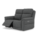Juno 2 Seater Recliner Sofa - 2 Seater Power Recliner Sofa with USB F8 - Power Recliner with USB — Darwin Charcoal 50493, gallery image 3