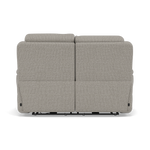 Juno 2 Seater Recliner Sofa - 2 Seater Power Recliner Sofa with USB F8 - Power Recliner with USB — Hopsack Dove 70001, gallery image 2