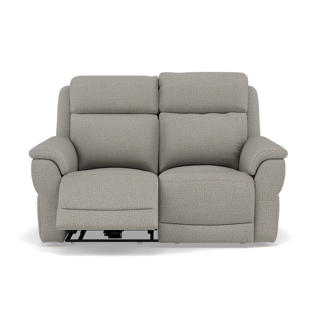 Juno 2 Seater Recliner Sofa - 2 Seater Power Recliner Sofa with USB F8 - Power Recliner with USB 2 Seater Sofas Sterling Home 5 Hopsack Dove 70001