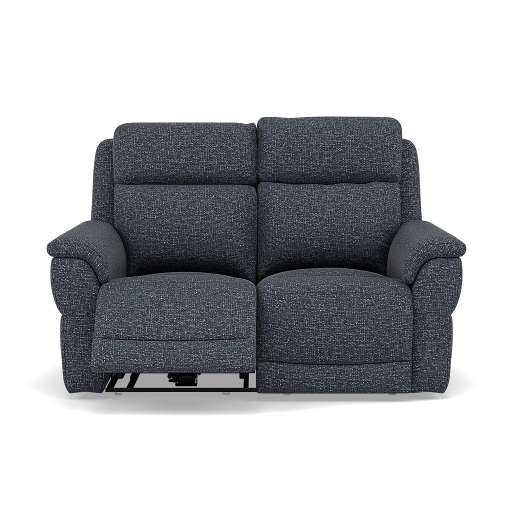 Juno 2 Seater Recliner Sofa - 2 Seater Power Recliner Sofa with USB F8 - Power Recliner with USB 2 Seater Sofas Sterling Home 9 Hopsack Midnight 70005