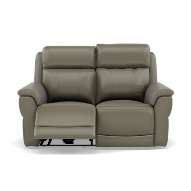 Juno 2 Seater Recliner Sofa - 2 Seater Sofa 2 Power Recliners Lumbar Support Cat 60 - Power with Power Lumbar & USB 2 Seater Sofas Sterling Home 17 Cat-60/20 Montana Pewter
