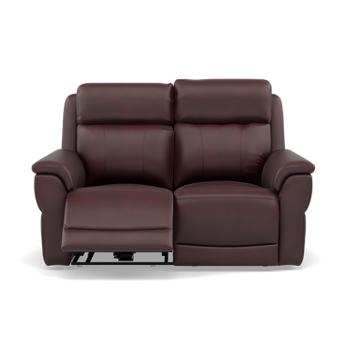 Juno 2 Seater Recliner Sofa - 2 Seater Sofa 2 Power Recliners Lumbar Support Cat 60 - Power with Power Lumbar & USB 2 Seater Sofas Sterling Home 13 Cat-60/15 Montana Ruby