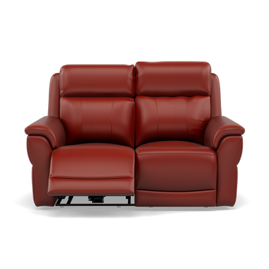 Juno 2 Seater Recliner Sofa - 2 Seater Sofa 2 Power Recliners Lumbar Support Cat 60 - Power with Power Lumbar & USB 2 Seater Sofas Sterling Home 11 Cat-60/11 Montana Flame