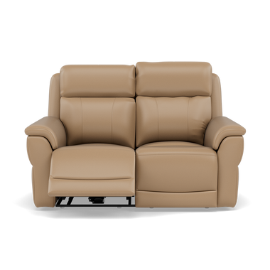 Juno 2 Seater Recliner Sofa - 2 Seater Sofa 2 Power Recliners Lumbar Support Cat 60 - Power with Power Lumbar & USB 2 Seater Sofas Sterling Home 6 Cat-60/06 Montana Barley