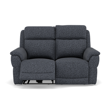 Juno 2 Seater Recliner Sofa - 2 Seater Sofa 2 Power Recliners Lumbar Support F8 - Power with Power Lumbar & USB 2 Seater Sofas Sterling Home 7 Hopsack Midnight 70005