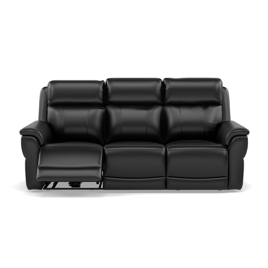Juno 3 Seater Recliner Sofa - 3 Seater Power Recliner Sofa with USB Cat 55 - Power Recliner with USB 3 Seater Sofas Sterling Home 1 Cat-55/72 New Club Dark Grey