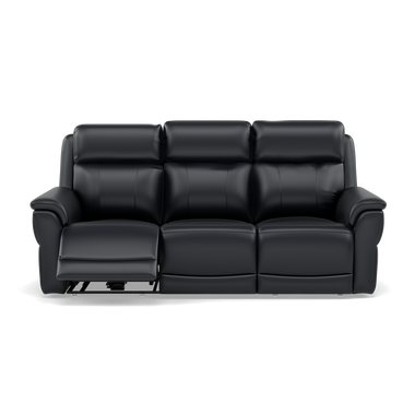 Juno 3 Seater Recliner Sofa - 3 Seater Power Recliner Sofa with USB Cat 60 - Power Recliner with USB 3 Seater Sofas Sterling Home 20 Cat-60/24 Montana Navy