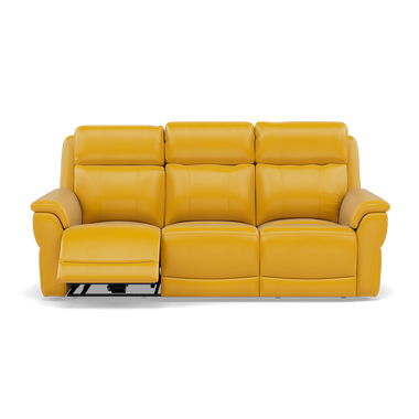Juno 3 Seater Recliner Sofa - 3 Seater Power Recliner Sofa with USB Cat 60 - Power Recliner with USB 3 Seater Sofas Sterling Home 10 Cat-60/10 Montana Sunburst