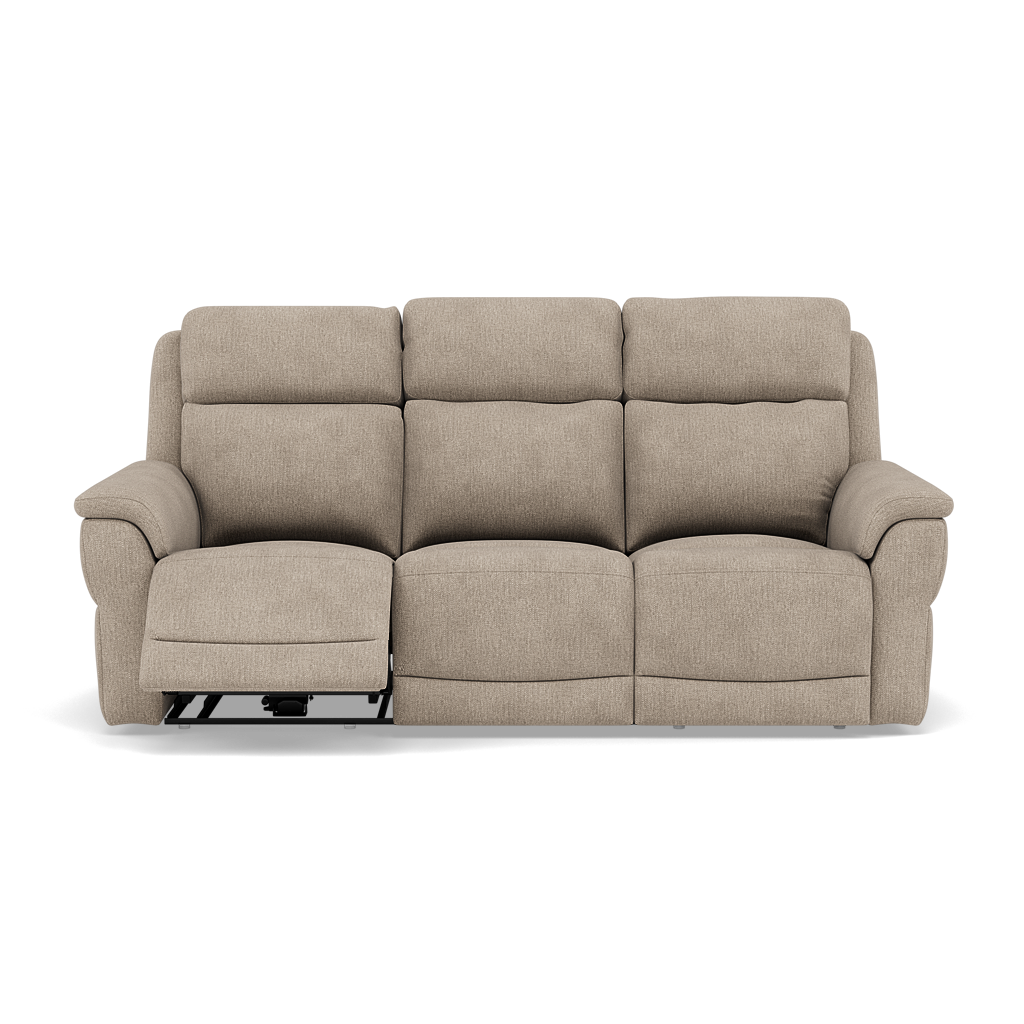 Juno 3 Seater Recliner Sofa - 3 Seater Power Recliner Sofa with USB F8 - Power Recliner with USB 3 Seater Sofas Sterling Home 1 Darwin Mink 50366