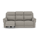 Juno 3 Seater Recliner Sofa - 3 Seater Power Recliner Sofa with USB F8 - Power Recliner with USB 3 Seater Sofas Sterling Home 3 Hopsack Dove 70001