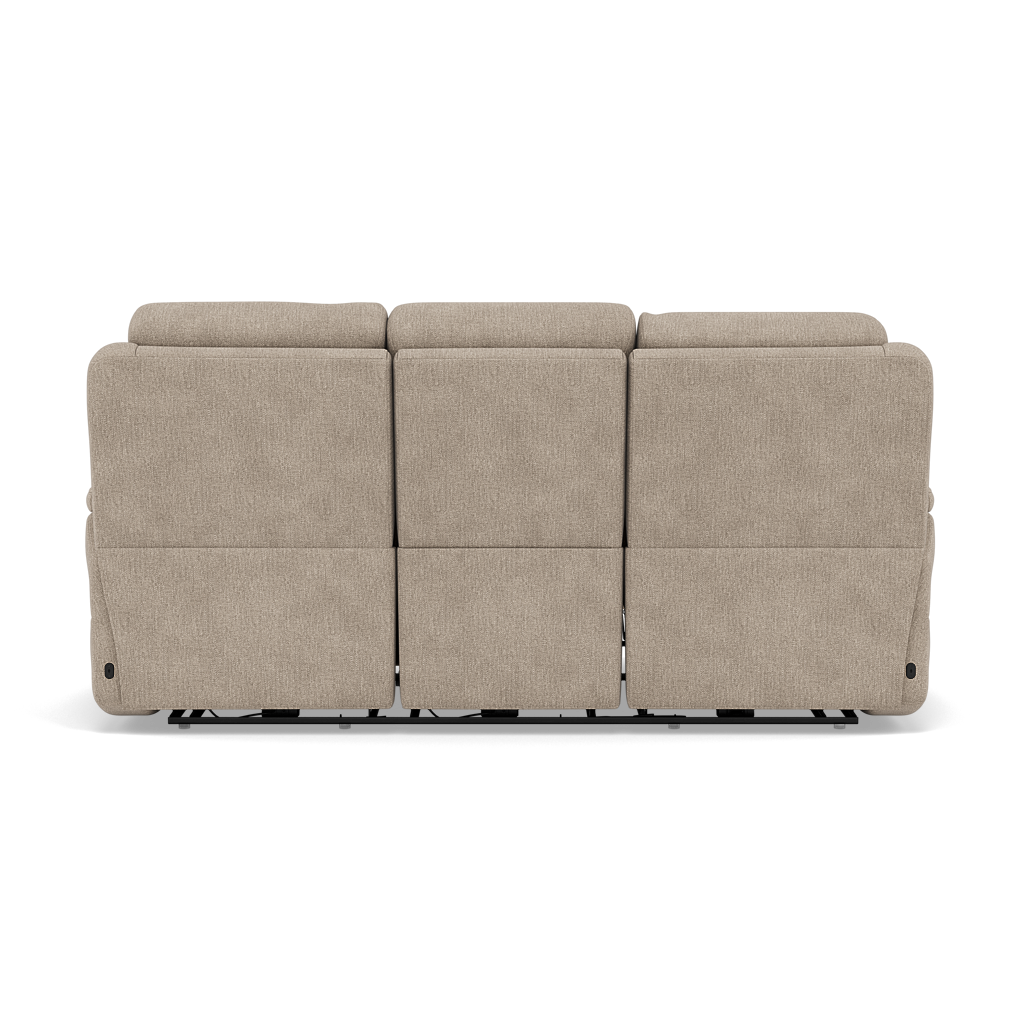Juno 3 Seater Recliner Sofa - 3 Seater Power Recliner Sofa with USB F8 - Power Recliner with USB — Darwin Mink 50366, gallery image 2