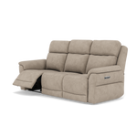 Juno 3 Seater Recliner Sofa - 3 Seater Power Recliner Sofa with USB F8 - Power Recliner with USB — Darwin Mink 50366, gallery image 3