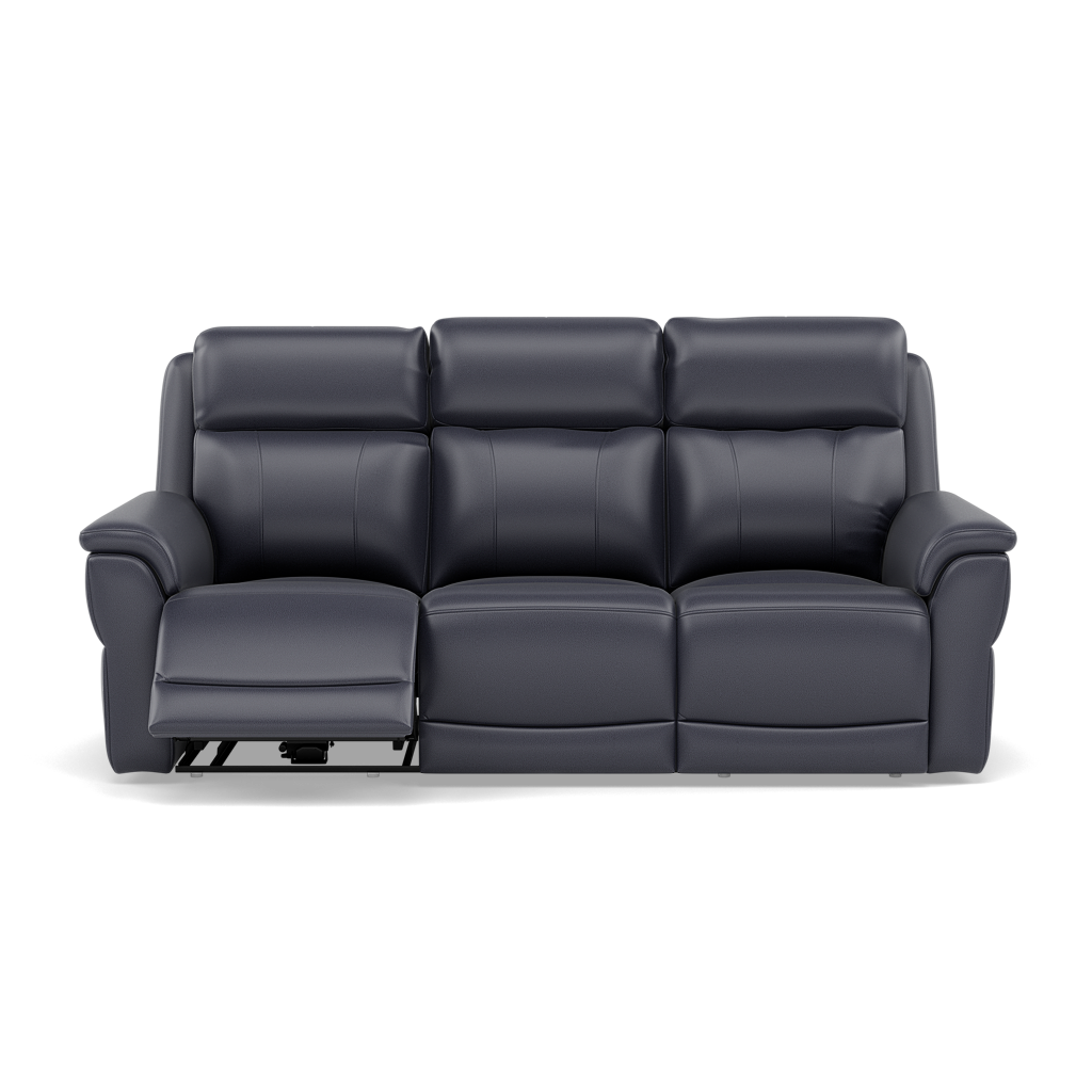 Juno 3 Seater Recliner Sofa - 3 Seater Sofa 2 Power Recliners Lumbar Support Cat 60 - Power with Power Lumbar & USB 3 Seater Sofas Sterling Home 16 Cat-60/18 Montana Lavender Grey