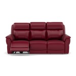 Juno 3 Seater Recliner Sofa - 3 Seater Sofa 2 Power Recliners Lumbar Support Cat 60 - Power with Power Lumbar & USB 3 Seater Sofas Sterling Home 12 Cat-60/13 Montana Cranberry