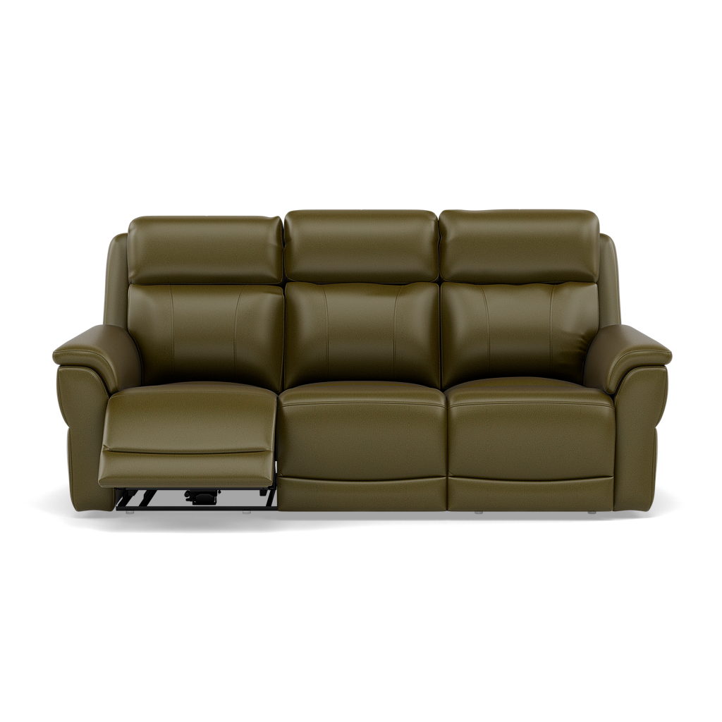 Juno 3 Seater Recliner Sofa - 3 Seater Sofa 2 Power Recliners Lumbar Support Cat 60 - Power with Power Lumbar & USB 3 Seater Sofas Sterling Home 14 Cat-60/16 Montana Oregano