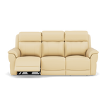 Juno 3 Seater Recliner Sofa - 3 Seater Sofa 2 Power Recliners Lumbar Support Cat 60 - Power with Power Lumbar & USB 3 Seater Sofas Sterling Home 4 Cat-60/04 Montana Vanilla Cream
