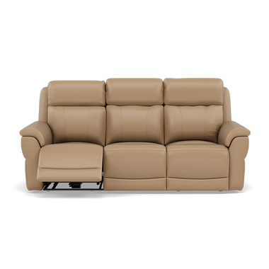 Juno 3 Seater Recliner Sofa - 3 Seater Sofa 2 Power Recliners Lumber Support Cat 60 - Power with Power Lumbar & USB 3 Seater Sofas Sterling Home 5 Cat-60/06 Montana Barley