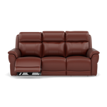 Juno 3 Seater Recliner Sofa - 3 Seater Sofa 2 Power Recliners Lumbar Support Cat 60 - Power with Power Lumbar & USB 3 Seater Sofas Sterling Home 7 Cat-60/07 Montana Butterscotch