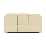 Juno 3 Seater Recliner Sofa - 3 Seater Sofa 2 Power Recliners Lumbar Support Cat 60 - Power with Power Lumbar & USB — Cat-60/02 Montana Cool Cream, gallery image 2