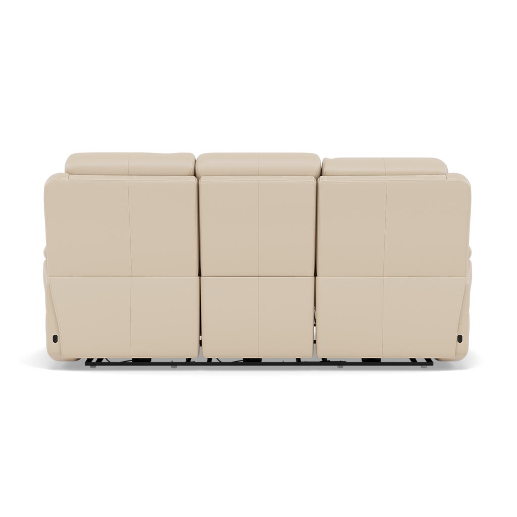 Juno 3 Seater Recliner Sofa - 3 Seater Sofa 2 Power Recliners Lumbar Support Cat 60 - Power with Power Lumbar & USB — Cat-60/05 Montana Bone China, gallery image 2