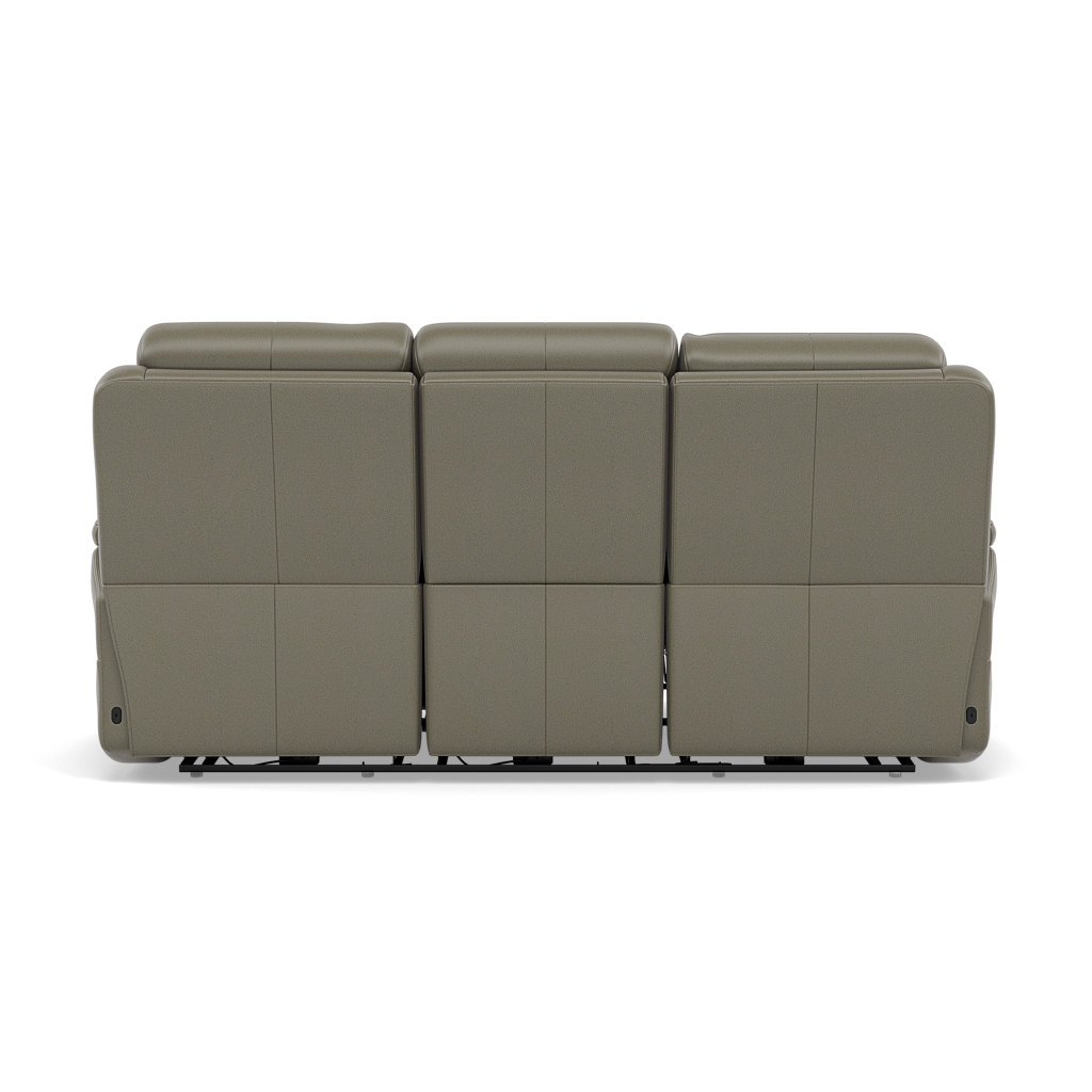 Juno 3 Seater Recliner Sofa - 3 Seater Sofa 2 Power Recliners Lumbar Support Cat 60 - Power with Power Lumbar & USB — Cat-60/20 Montana Pewter, gallery image 2