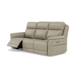 Juno 3 Seater Recliner Sofa - 3 Seater Sofa 2 Power Recliners Lumbar Support Cat 60 - Power with Power Lumbar & USB — Cat-60/23 Montana Lead Grey, gallery image 3