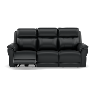Juno 3 Seater Recliner Sofa - 3 Seater Sofa 2 Power Recliners Lumber Support Cat 60 - Power with Power Lumbar & USB 3 Seater Sofas Sterling Home 21 Cat-60/25 Montana Charcoal