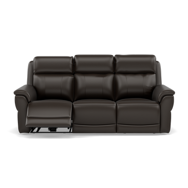 Juno 3 Seater Recliner Sofa - 3 Seater Sofa 2 Power Recliners Lumber Support Cat 60 - Power with Power Lumbar & USB 3 Seater Sofas Sterling Home 17 Cat-60/21 Montana Storm