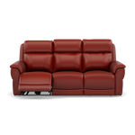 Juno 3 Seater Recliner Sofa - 3 Seater Sofa 2 Power Recliners Lumbar Support Cat 60 - Power with Power Lumbar & USB 3 Seater Sofas Sterling Home 11 Cat-60/11 Montana Flame