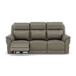 Juno 3 Seater Recliner Sofa - 3 Seater Sofa 2 Power Recliners Lumbar Support Cat 60 - Power with Power Lumbar & USB 3 Seater Sofas Sterling Home 17 Cat-60/20 Montana Pewter