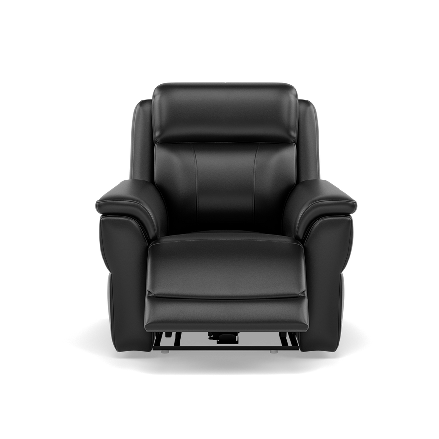 Juno Recliner Armchair - Power Recliner Armchair with USB Cat 55 - Power Recliner with USB Sterling Home 1 Cat-55/72 New Club Dark Grey