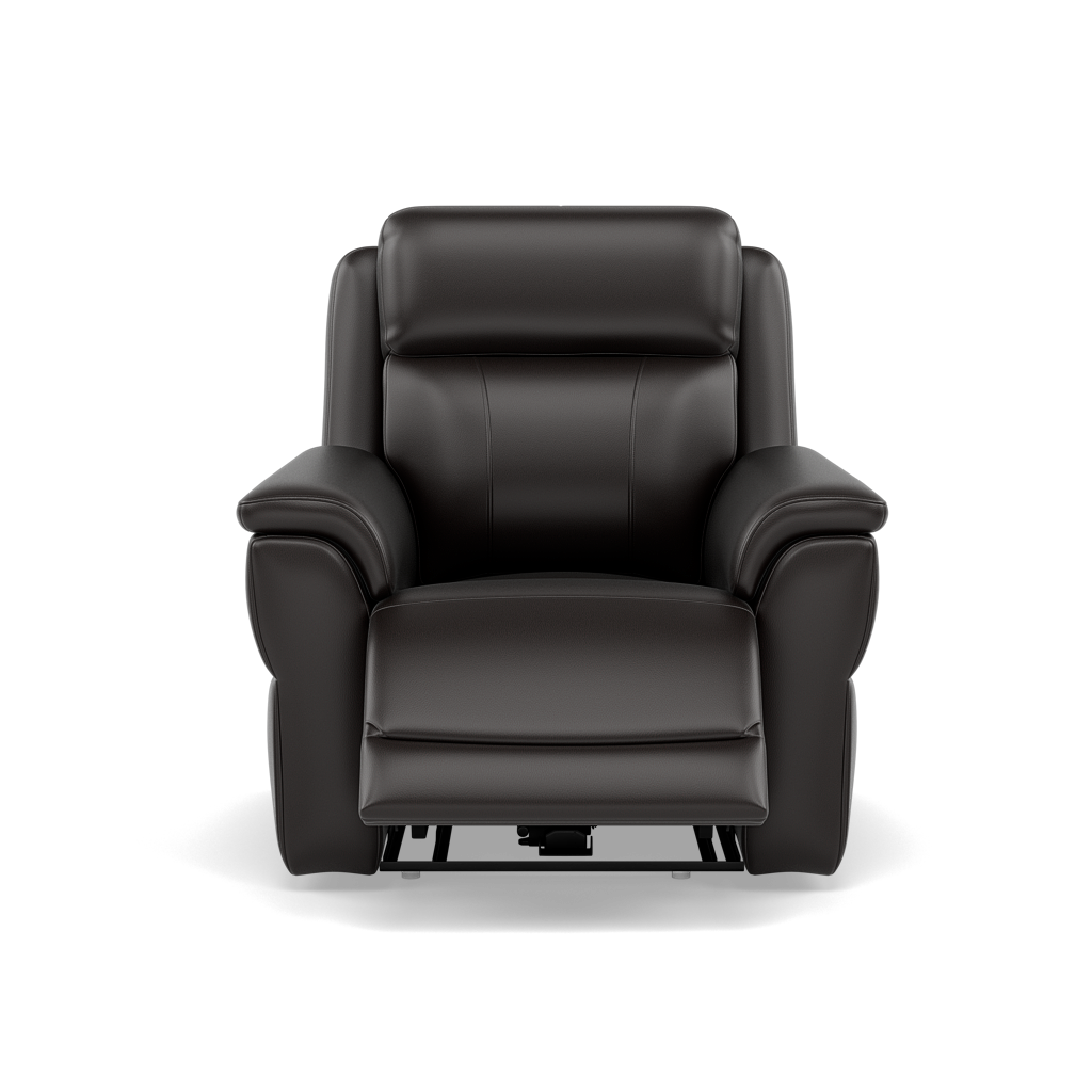Juno Recliner Armchair - Power Recliner Armchair with USB Cat 60 - Power Recliner with USB Sterling Home 9 Cat-60/09 Montana Black Coffee