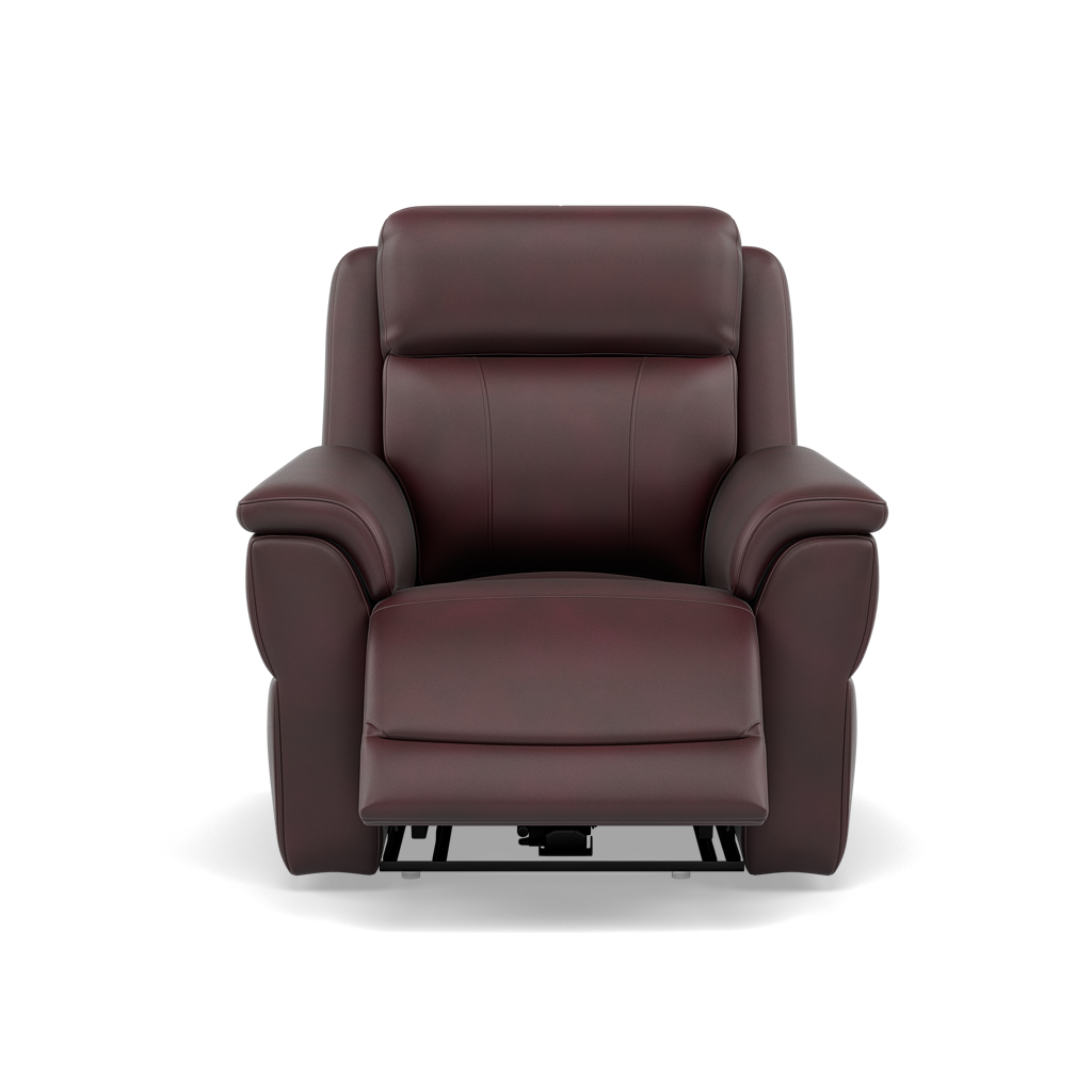 Juno Recliner Armchair - Power Recliner Armchair with USB Cat 60 - Power Recliner with USB Sterling Home 13 Cat-60/15 Montana Ruby