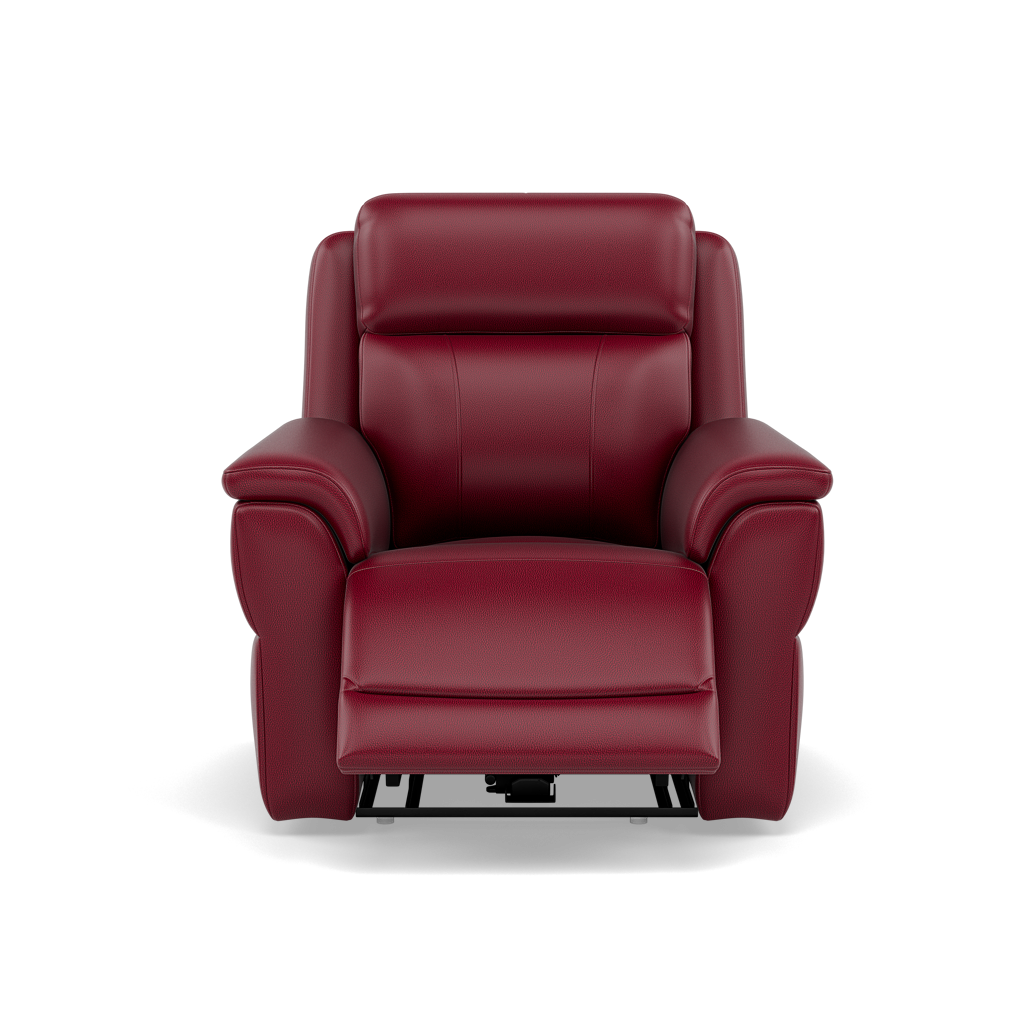 Juno Recliner Armchair - Power Recliner Armchair with USB Cat 60 - Power Recliner with USB Sterling Home 12 Cat-60/13 Montana Cranberry
