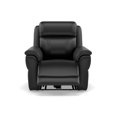 Juno Recliner Armchair - Power Recliner Armchair with USB Cat 60 - Power Recliner with USB Sterling Home 18 Cat-60/22 Montana Jet Black