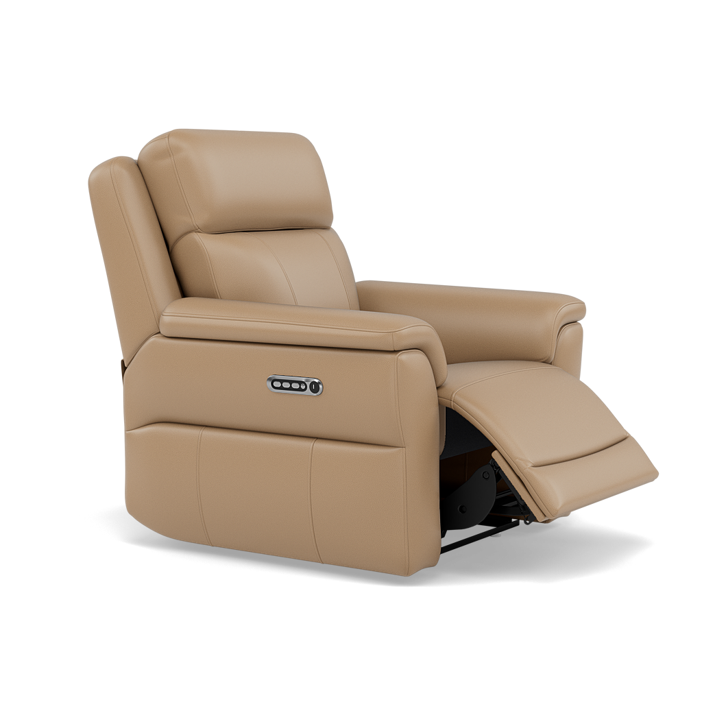 Juno Recliner Armchair - Power Recliner Armchair with USB Cat 60 - Power Recliner with USB — Cat-60/06 Montana Barley, gallery image 1